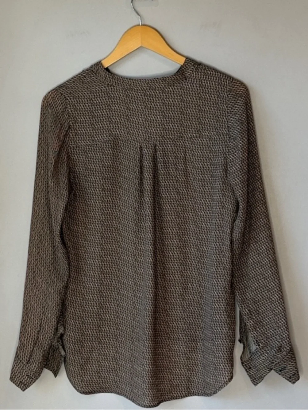 Vince Silk Striped Blouse